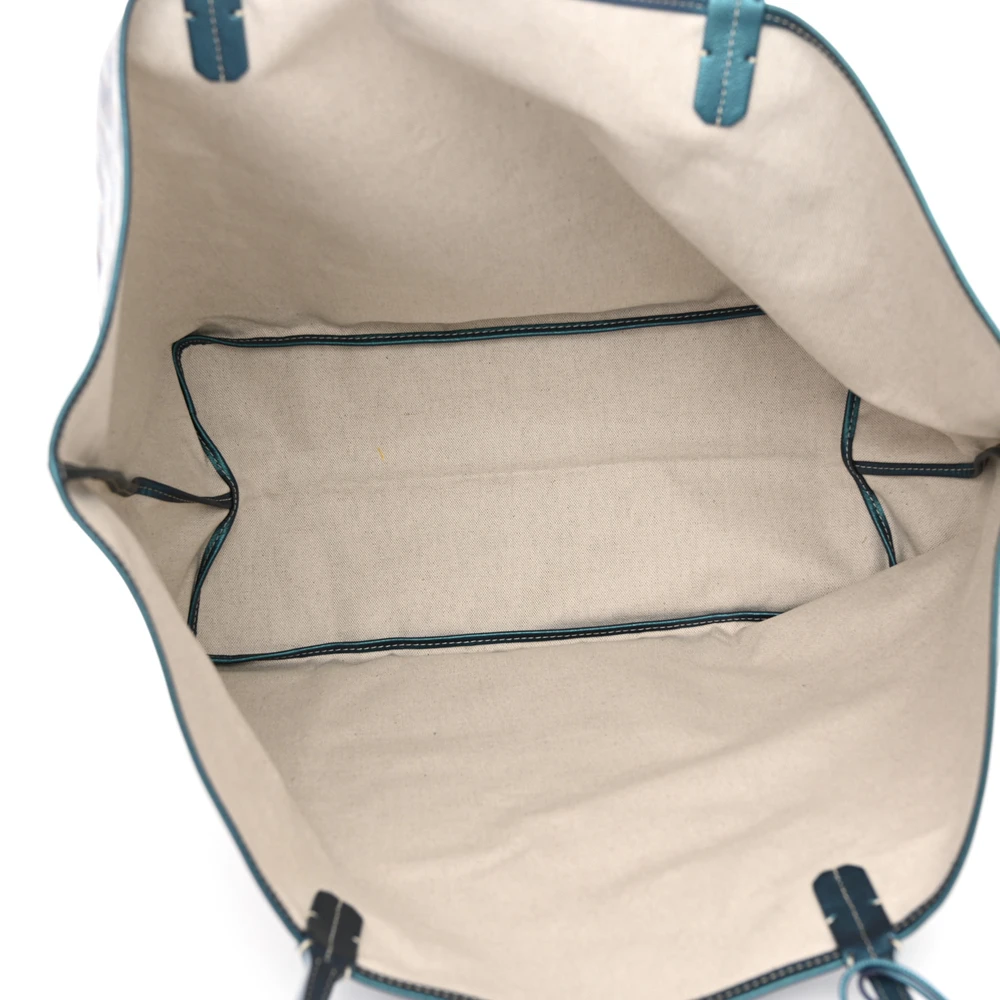 Lushentic Quality Saint Louis Tote GM Pearly Blue Goyardine Canvas - Image 7