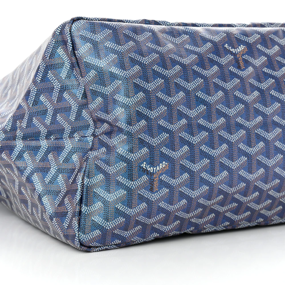 Lushentic Quality Saint Louis Tote GM Pearly Blue Goyardine Canvas - Image 4