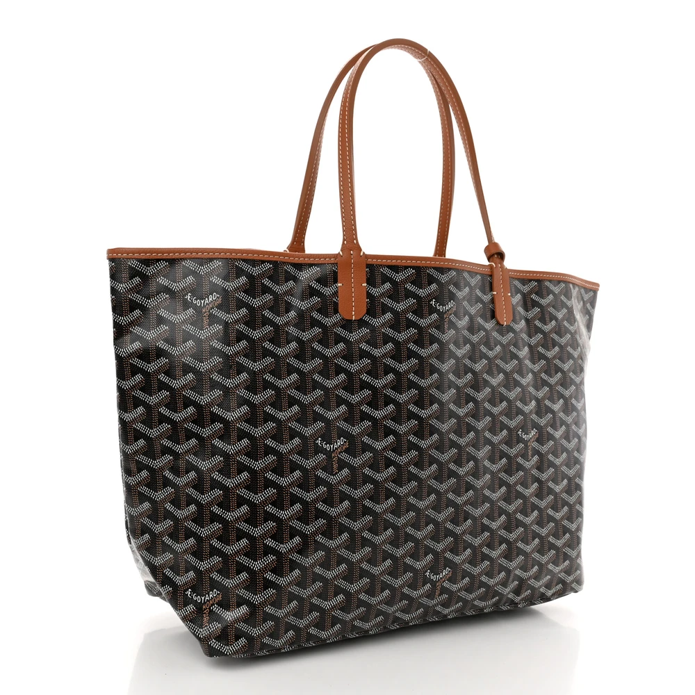 Lushentic Grade Replica Bags - Saint Louis Tote PM Black Gold Goyardine - Image 2