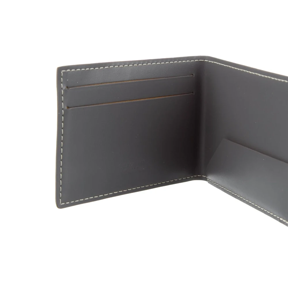 Lushentic Designer Bags: Small Bifold Wallet in Grey Goyardine Canvas - Image 3