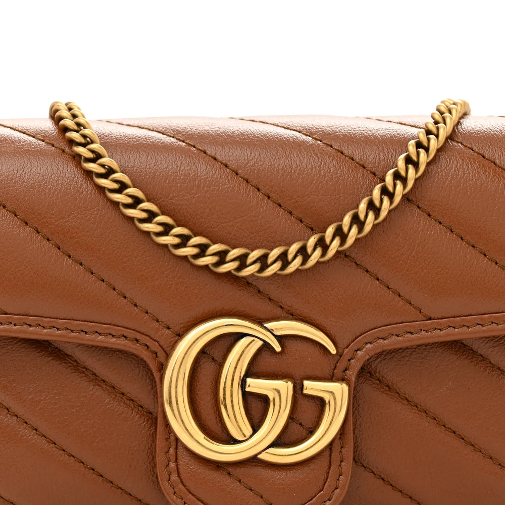Lushentic Grade Replicas: Diagonal Super Mini GG Marmont Shoulder Bag - Image 8