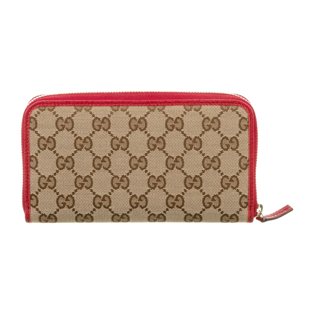 Lushentic Handbag Large Continental Wallet Brown GG Canvas Gold Hardware - Image 3