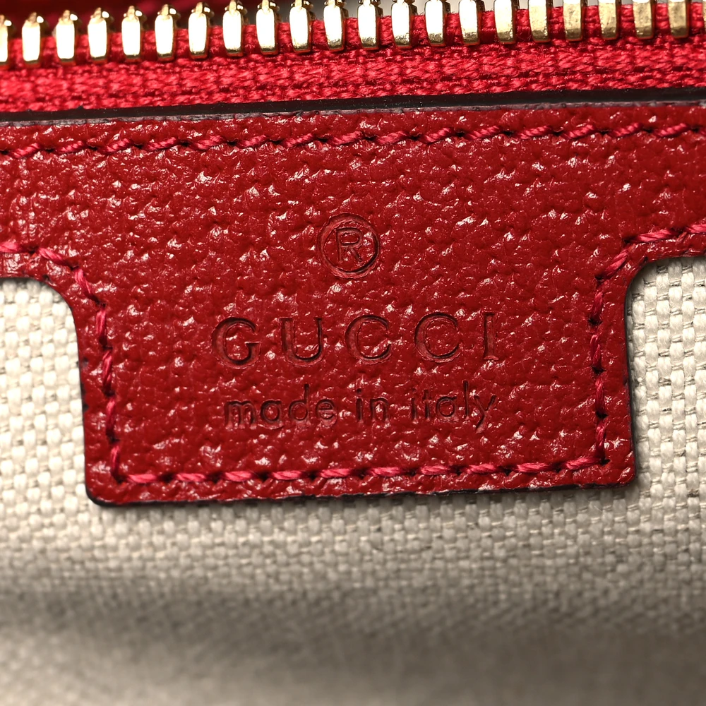 Lushentic Large Red Duffle Bag - Calfskin Leather & Gold Hardware - Image 2