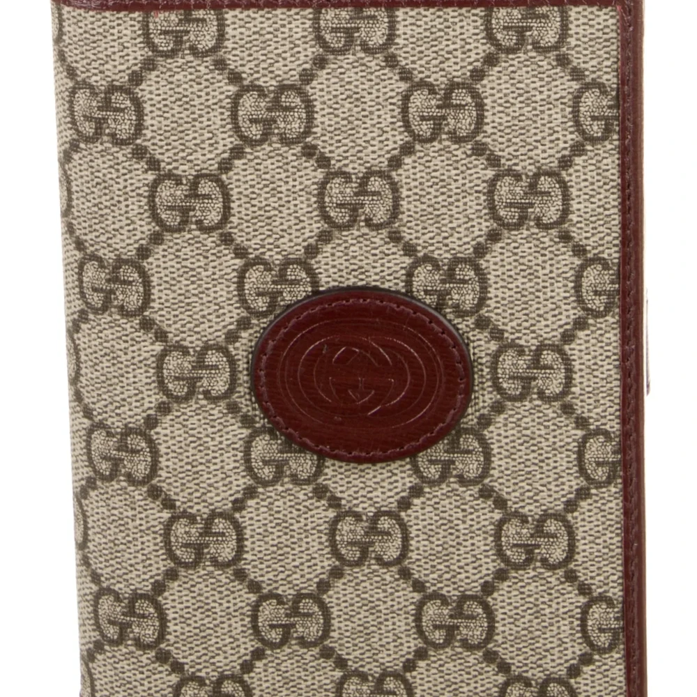 Lushentic Grade Bags – Medium Interlocking G Logo Wallet Brown - Premium Alternative Bag