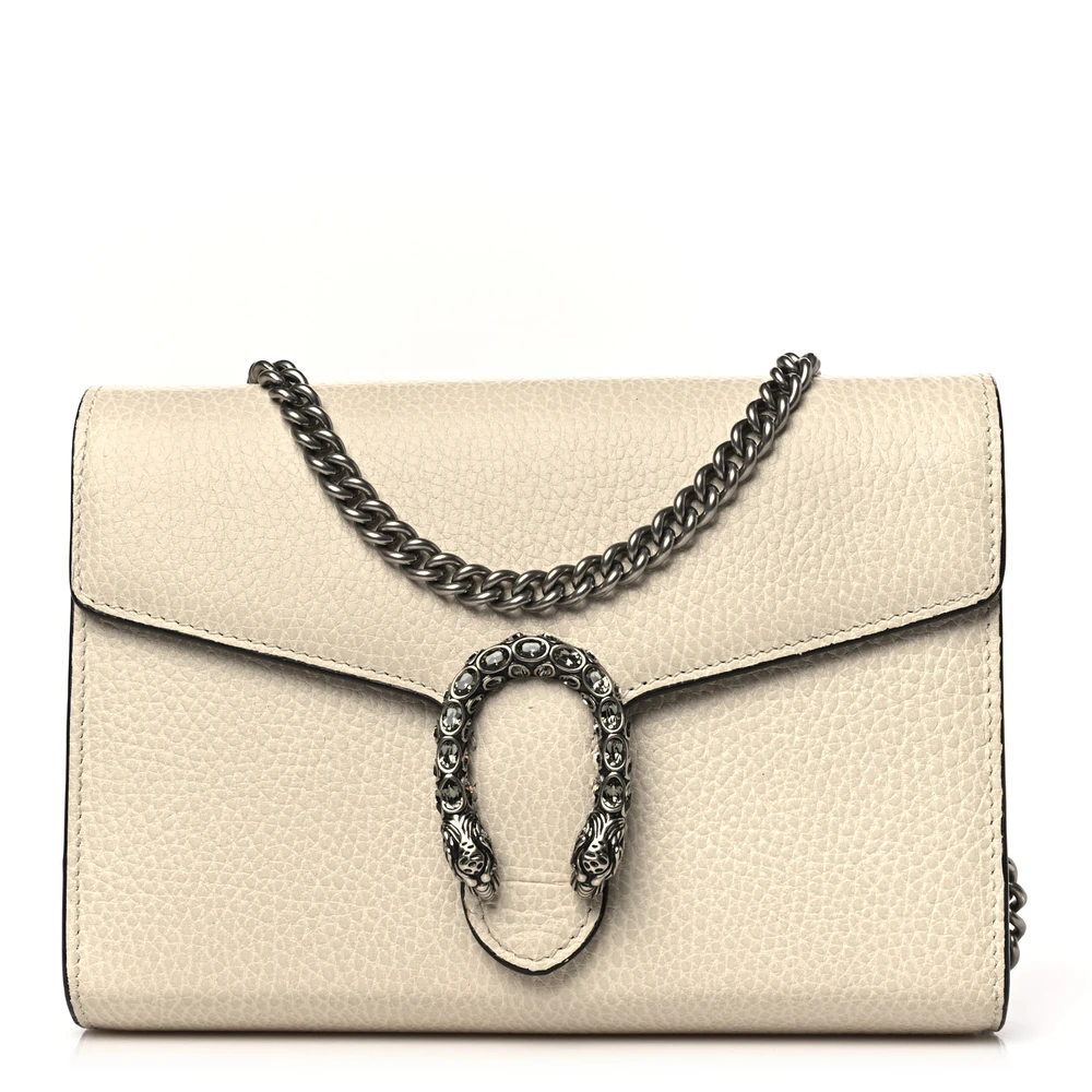 Lushentic Grade Bags: Mini Dionysus Chain Wallet Mystic White - Premium Alternative Bag