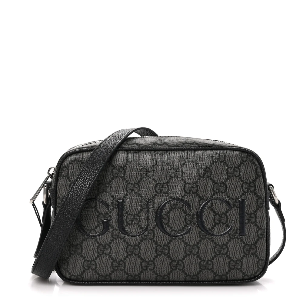 Lushentic Grade Replicas Mini Shoulder Bag in Grey/Black GG Supreme - Premium Alternative Bag