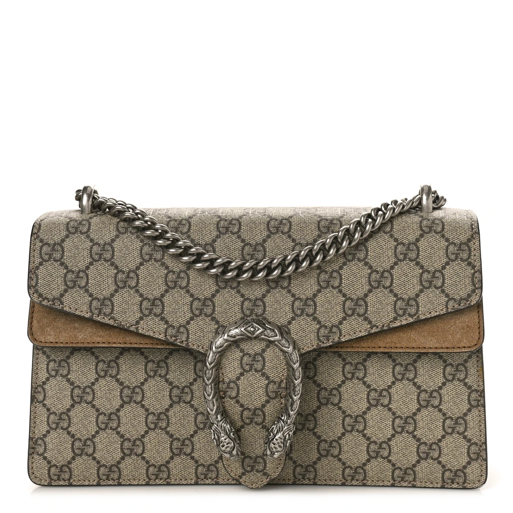 Lushentic Grade Replicas: Small Dionysus Shoulder Bag in Taupe - Premium Alternative Bag