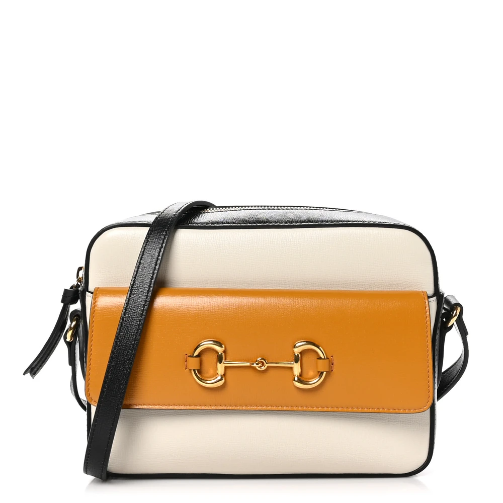 Lushentic Quality Small Horsebit 1955 Shoulder Bag in Mystic White