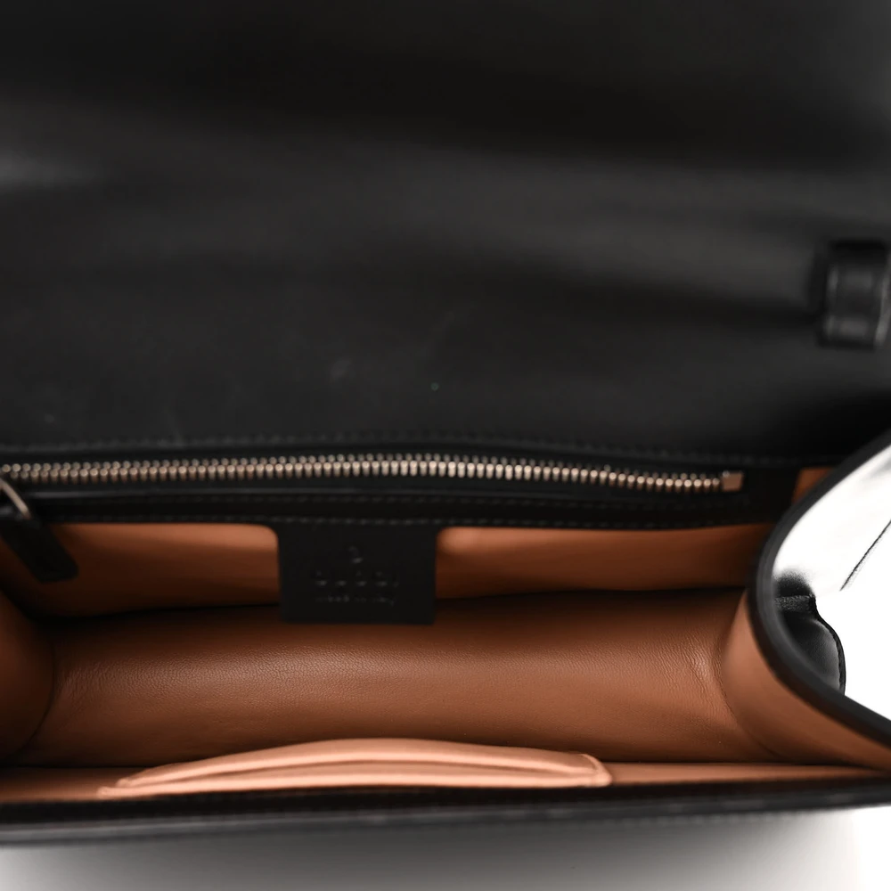 Lushentic Handbag - Small Lilith Top Handle Bag in Black Leather - Image 7