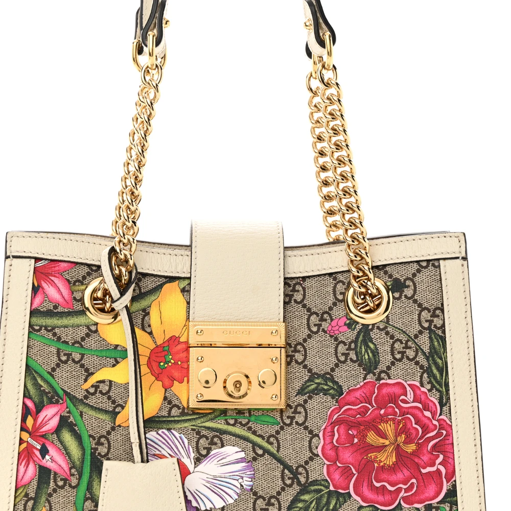 Lushentic Bags Review: Small Padlock Tote in GG Supreme Monogram - Image 9