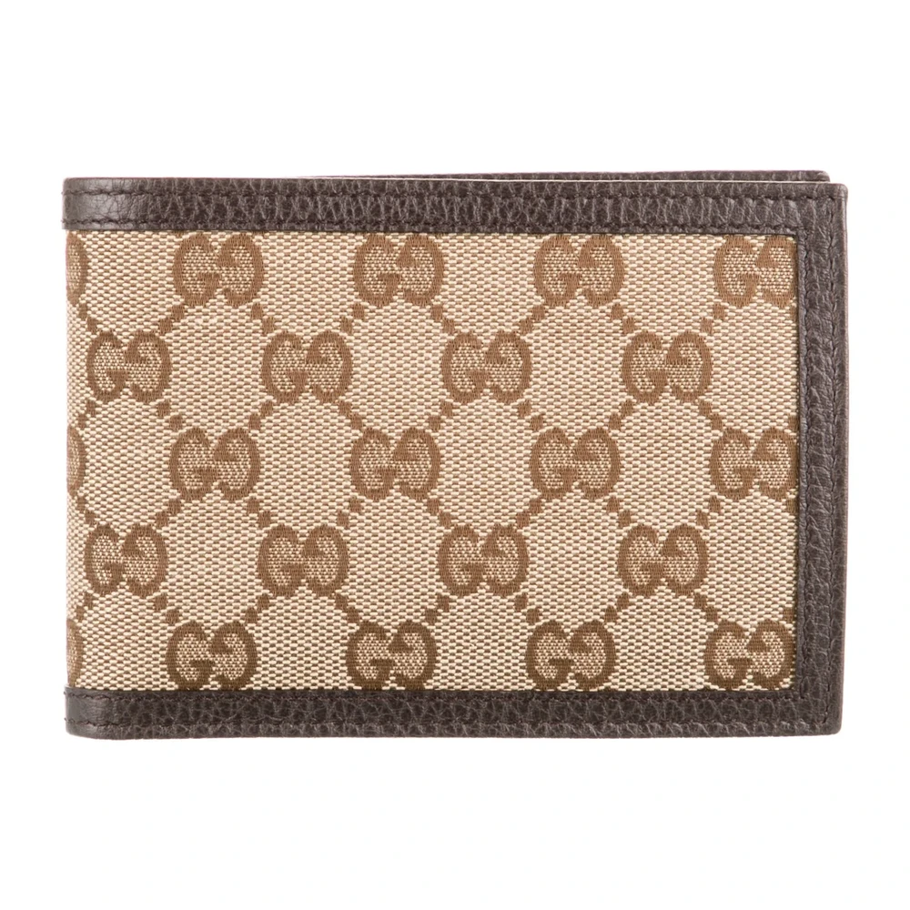 Lushentic Replicas Small Wallet Beige Brown GG Canvas