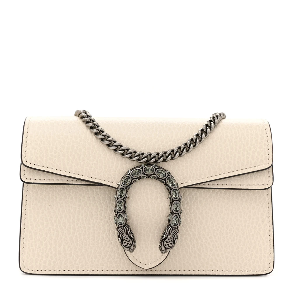 Lushentic Designer Super Mini Dionysus Shoulder Bag Mystic White - Designer Inspired Luxury Bag