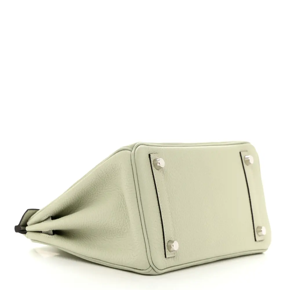 Lushentic Replica Handbags: Birkin 25 Gris Neve Togo Leather Palladium HW - Image 6