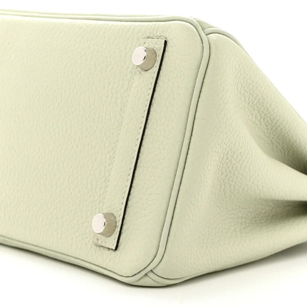 Lushentic Replica Handbags: Birkin 25 Gris Neve Togo Leather Palladium HW - Image 5