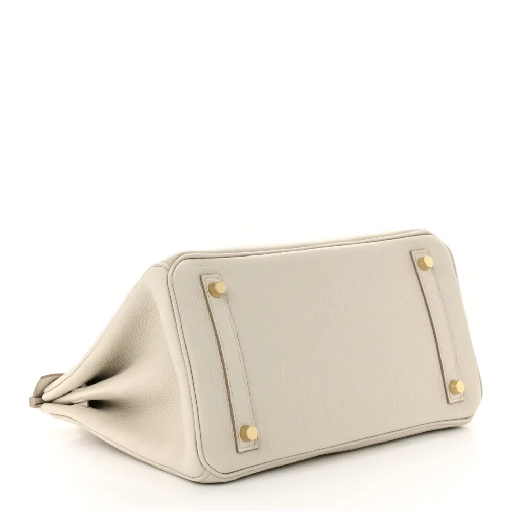 Lushentic Bags Birkin 30 Beton Togo Leather Gold Hardware - Image 6