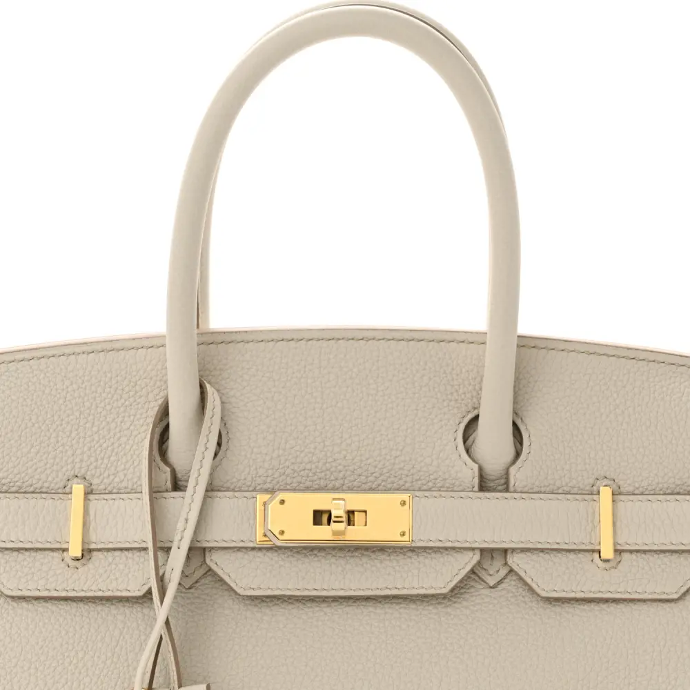 Lushentic Bags Birkin 30 Beton Togo Leather Gold Hardware - Image 9