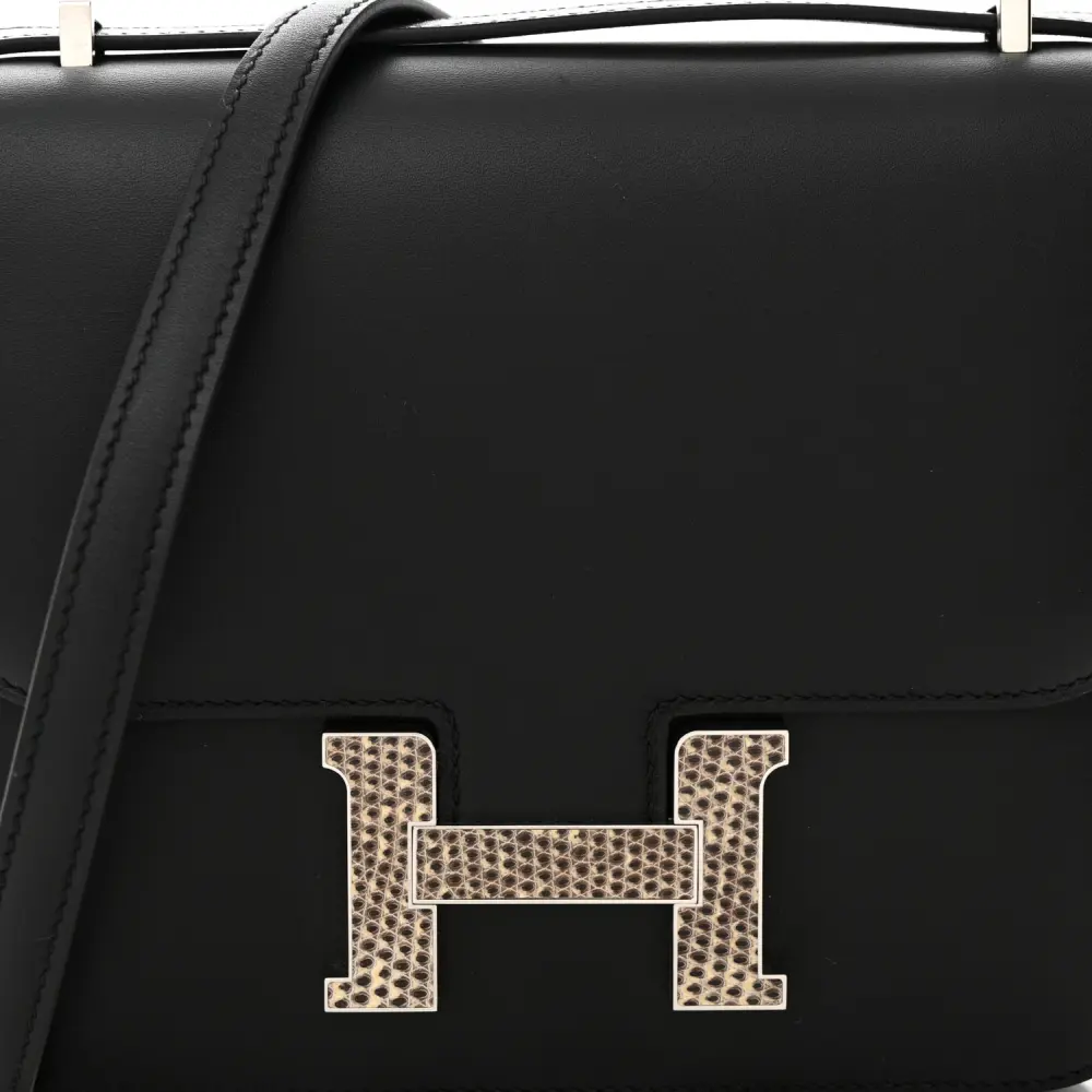 Lushentic Grade Replica Bags - Constance 18 Black Ombre Veau Monsieur - Image 9