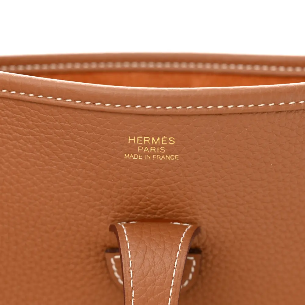 Lushentic Grade Evelyne III PM Brown Taurillon Clemence Leather Bag - Image 2