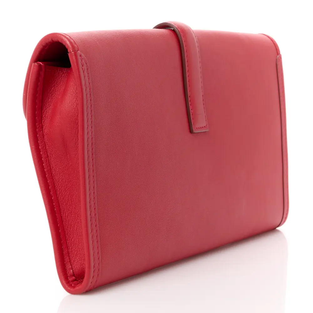 Lushentic Bags Review: Jige Elan 29 Clutch Rouge Tomate Swift Leather - Image 3