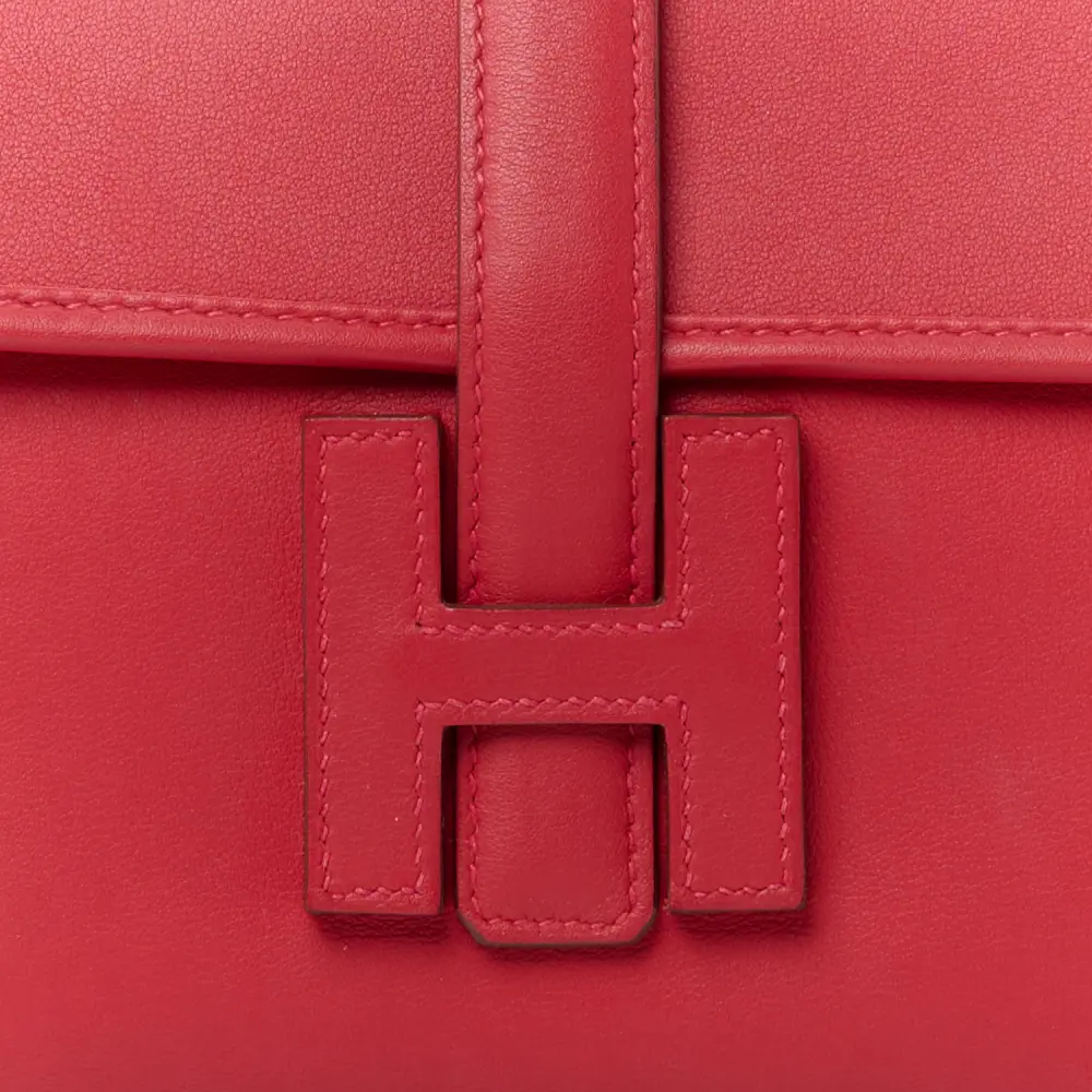 Lushentic Bags Review: Jige Elan 29 Clutch Rouge Tomate Swift Leather - Image 9