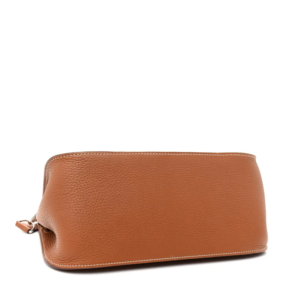 Lushentic Replica Handbags: Jypsiere 28 Brown Clemence Leather Palladium HW - Image 6