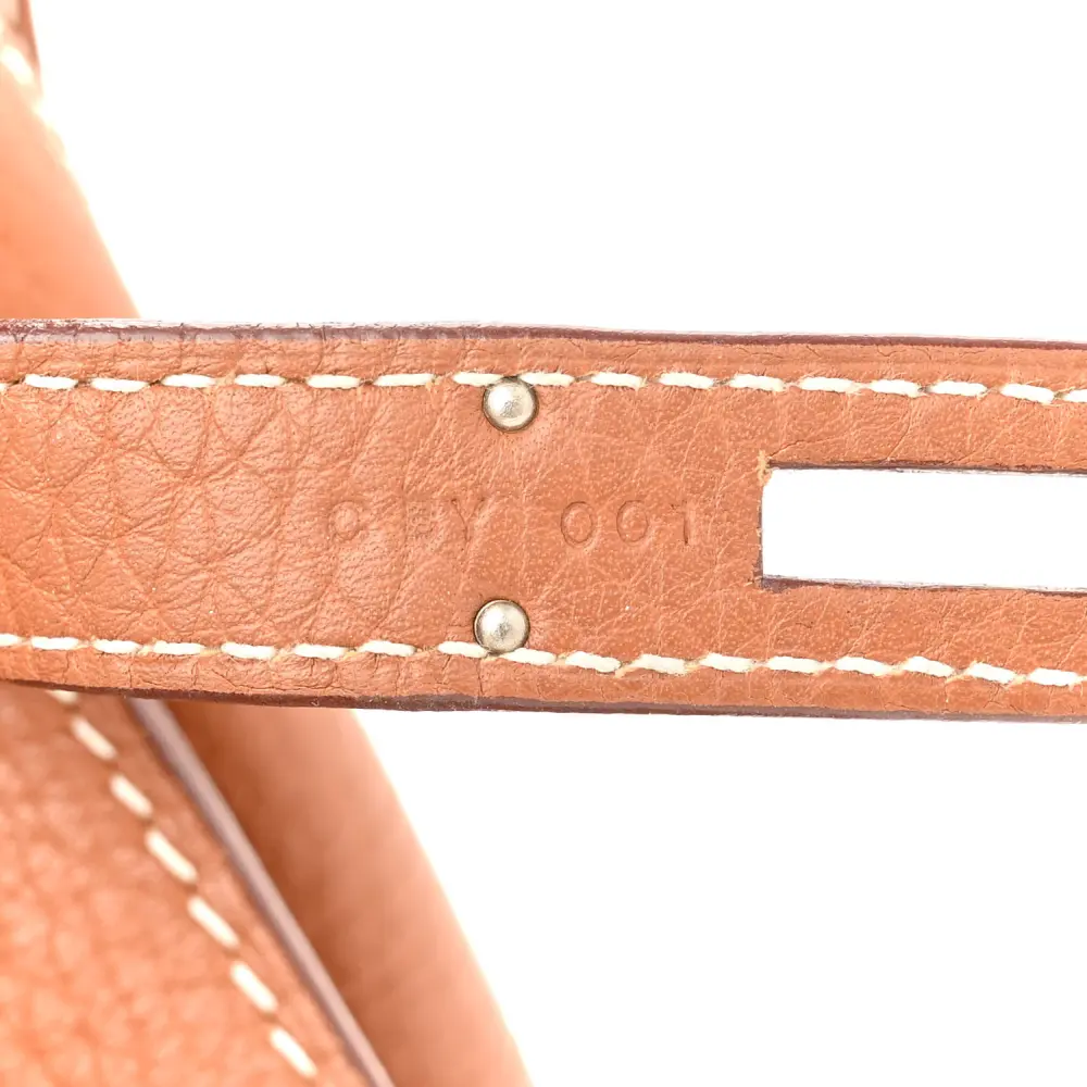 Lushentic Replica Handbags: Jypsiere 28 Brown Clemence Leather Palladium HW - Image 8