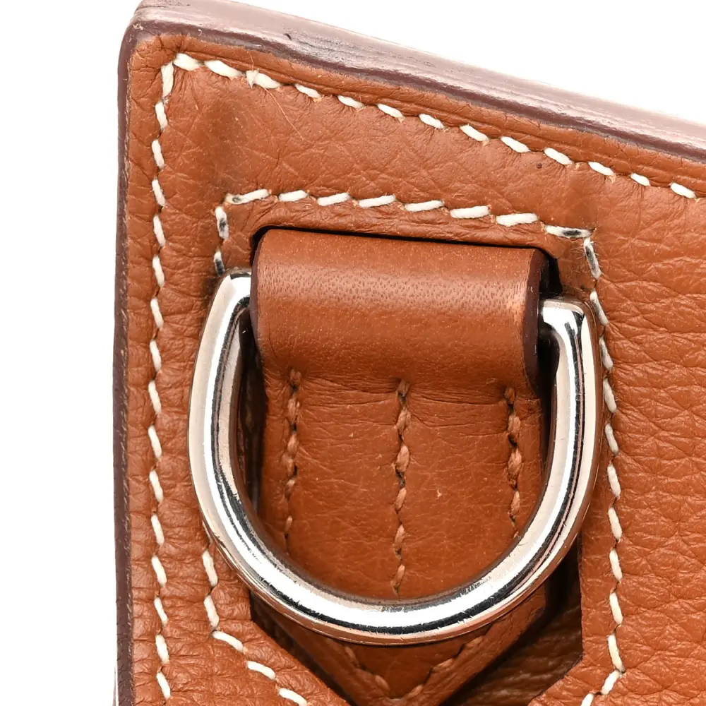 Lushentic Replica Handbags: Jypsiere 28 Brown Clemence Leather Palladium HW - Image 10