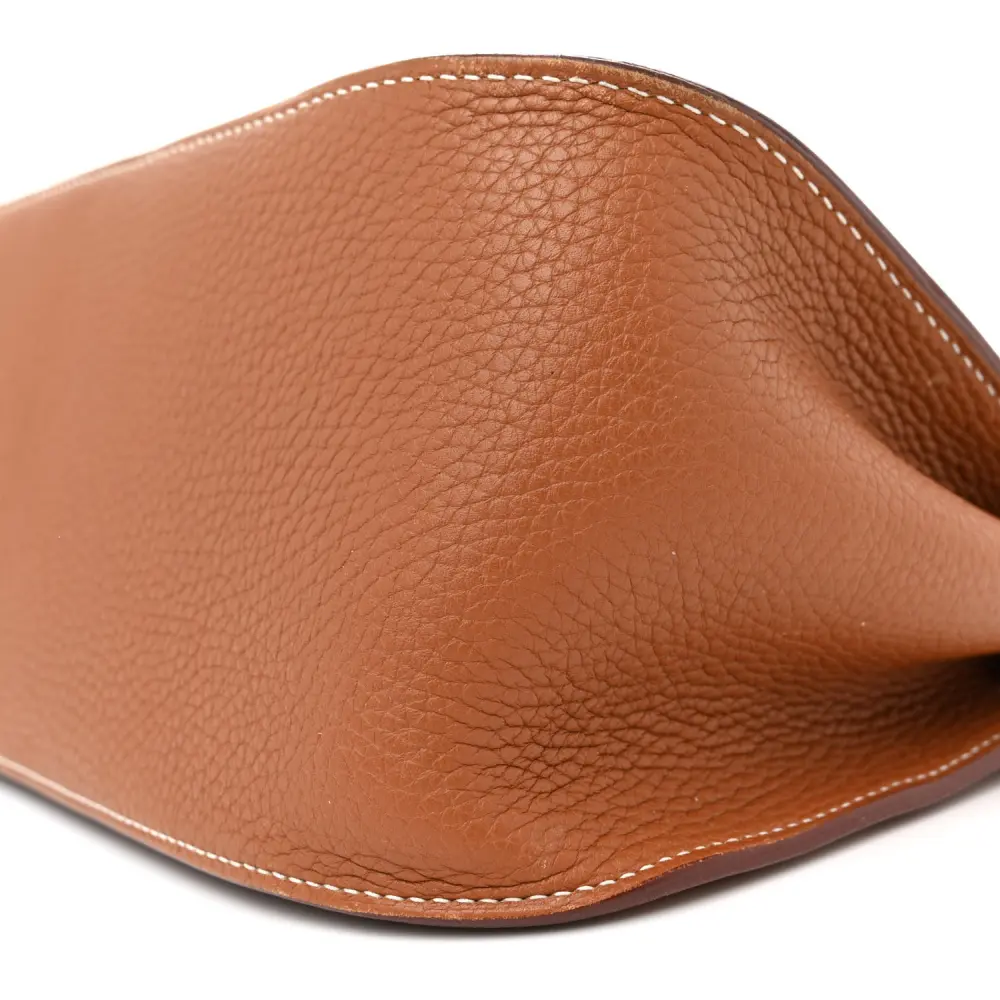 Lushentic Replica Handbags: Jypsiere 28 Brown Clemence Leather Palladium HW - Image 5