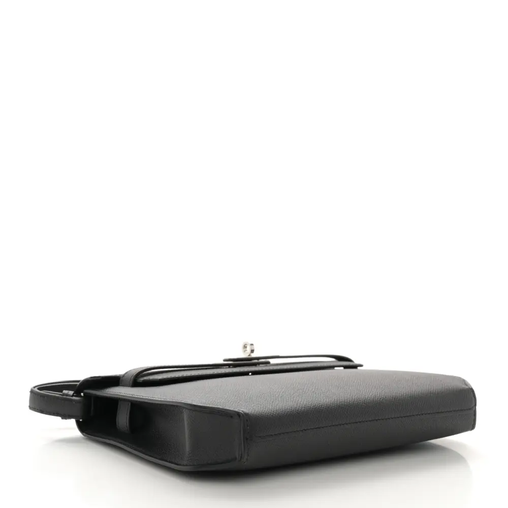 Lushentic Replica Handbags Kelly Depeches 25 Black Leather - Image 6