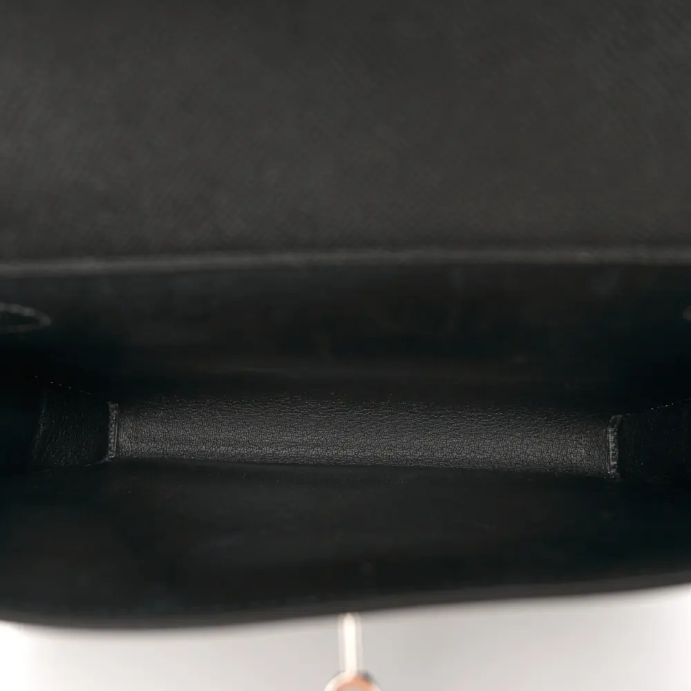 Lushentic Replica Handbags Kelly Depeches 25 Black Leather - Image 7