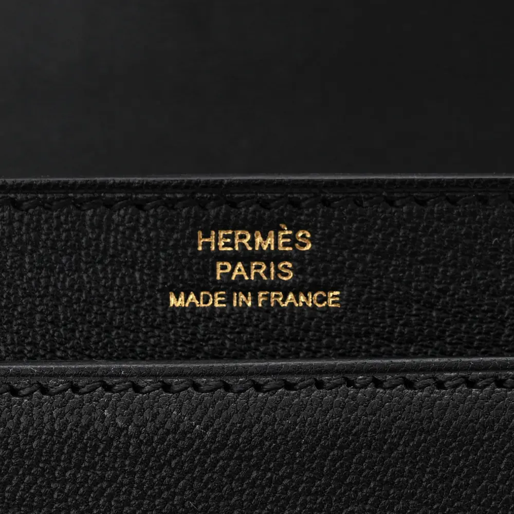 Lushentic Hermès Mini Verrou Chaîne Bag Black Chèvre Mysore Leather Gold Hardware - Image 2