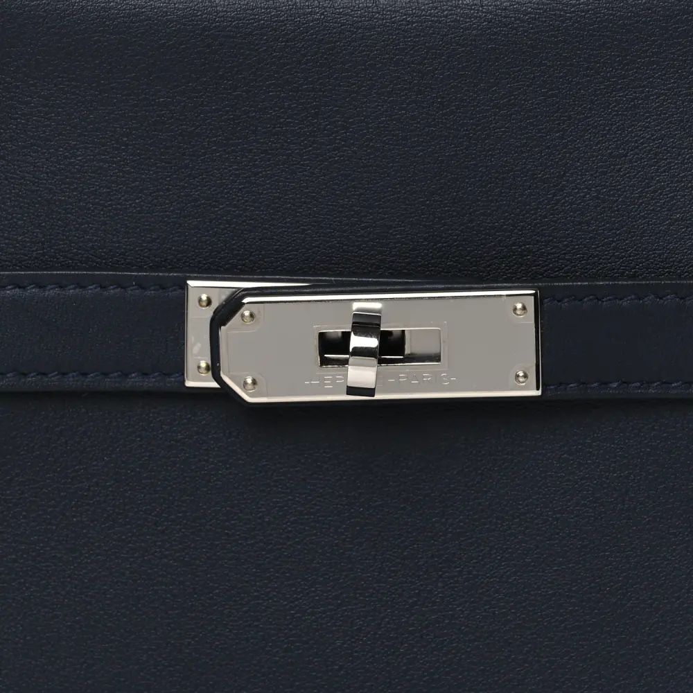 Lushentic Designer Bags Mini Zigzag Jypsiere in Dark Irish Swift Leather - Image 9