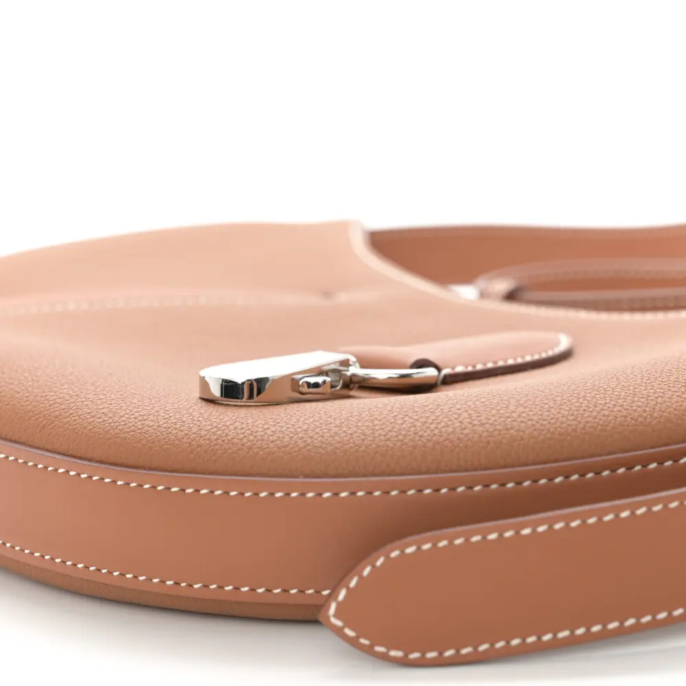 Lushentic Replica Handbags Ptit Arcon Brown Togo Swift Leather Silver Hardware . - Image 5