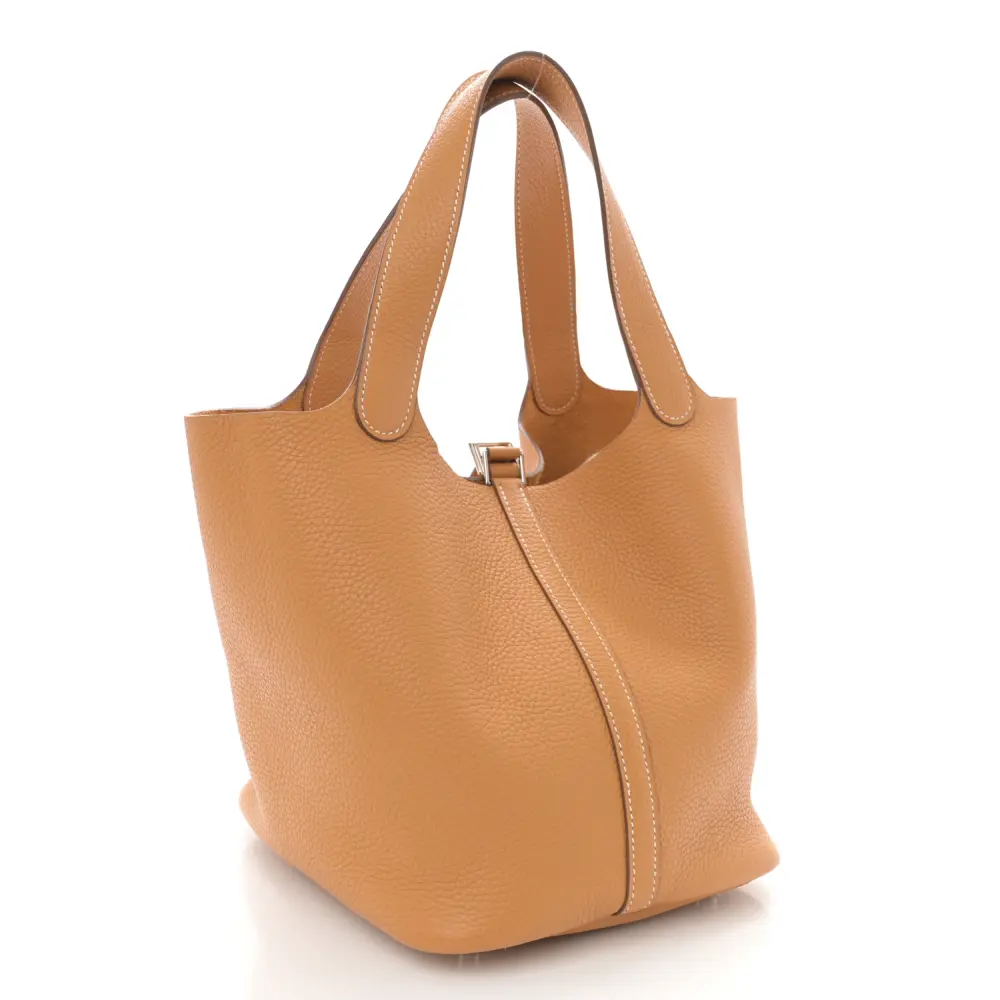 Lushentic Quality Handbags - Picotin Lock 18 PM in Natural Sable - Image 3