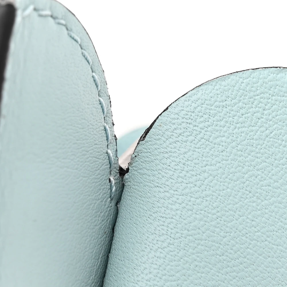 Lushentic Small Dusty Blue Elephant Pouch – Quality Calfskin Crossbody Bag - Image 9