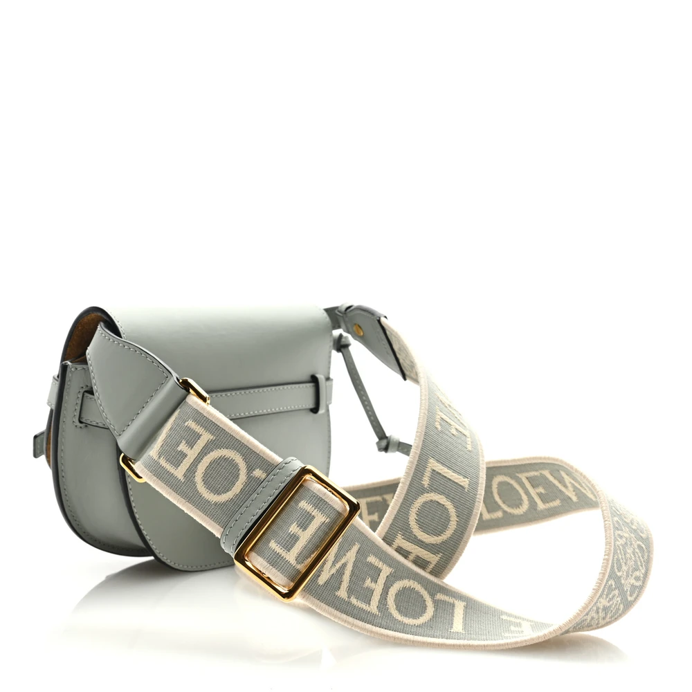 Lushentic Designer Gate Dual Bag - Mini Ash Grey Jacquard Leather - Image 3