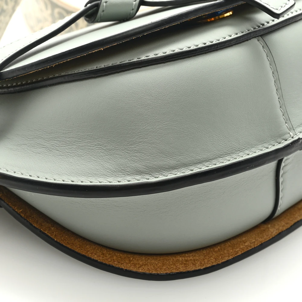 Lushentic Designer Gate Dual Bag - Mini Ash Grey Jacquard Leather - Image 4