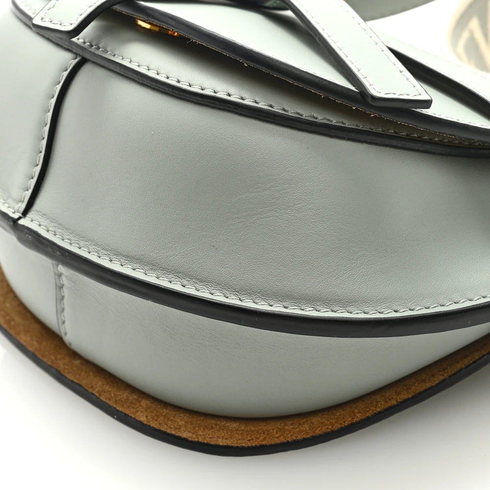 Lushentic Designer Gate Dual Bag - Mini Ash Grey Jacquard Leather - Image 5