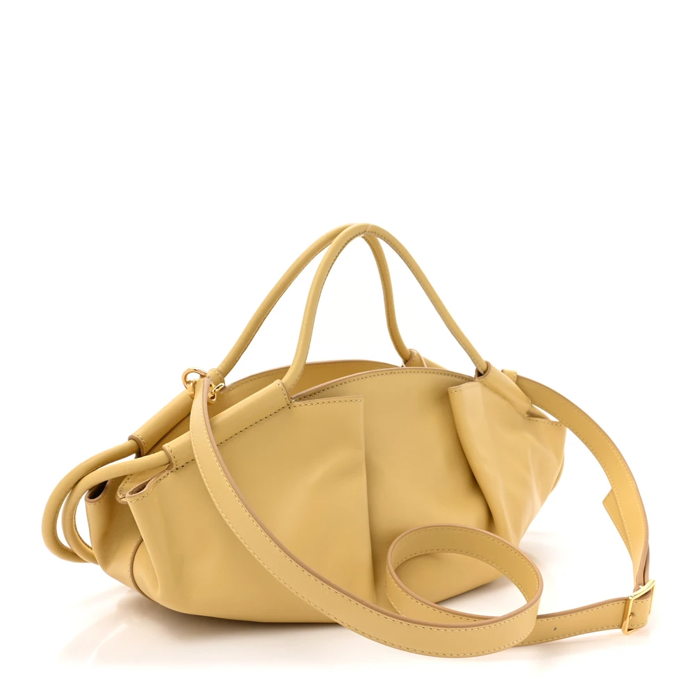 Lushentic Designer Bags - Paseo Bag Small in Dark Butter Leather - Image 3