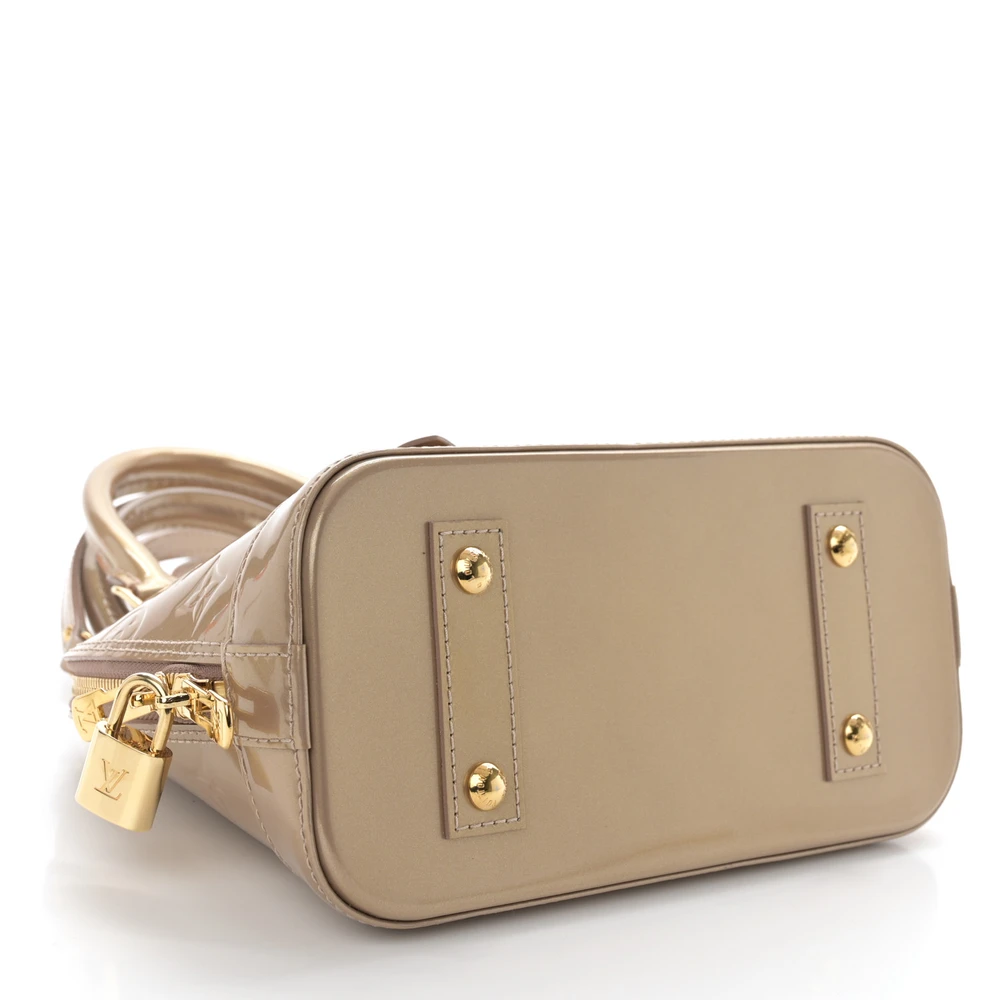 Lushentic Replica Alma BB Beige Poudre Vernis Leather Brass Hardware - Image 6