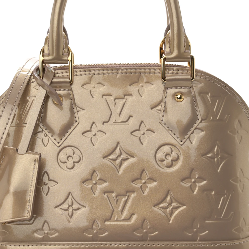 Lushentic Replica Alma BB Beige Poudre Vernis Leather Brass Hardware - Image 8