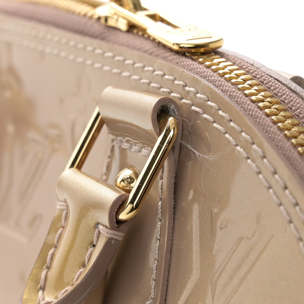 Lushentic Replica Alma BB Beige Poudre Vernis Leather Brass Hardware - Image 9