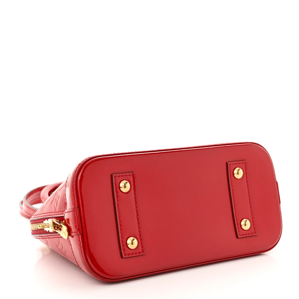 Lushentic Bags Review: Alma BB Cherry Vernis Leather Gold Hardware - Image 6