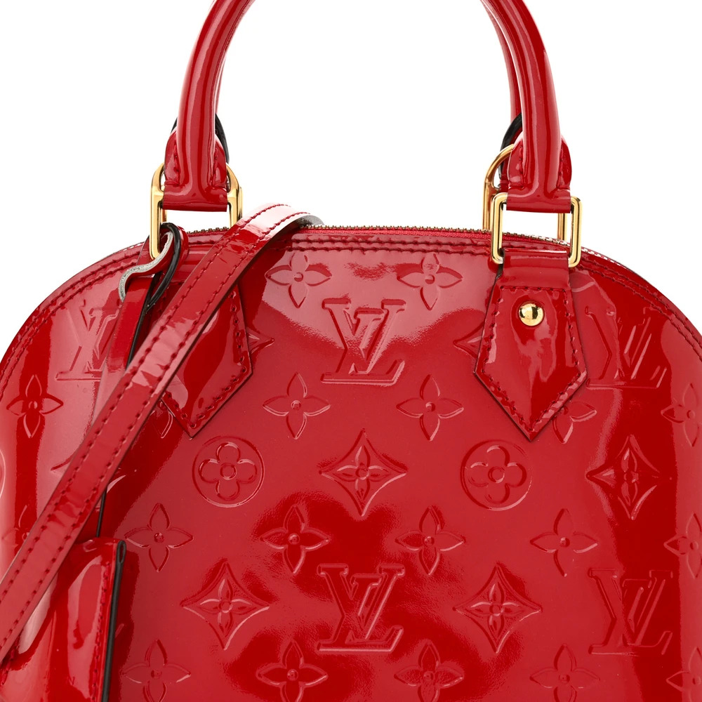 Lushentic Bags Review: Alma BB Cherry Vernis Leather Gold Hardware - Image 8