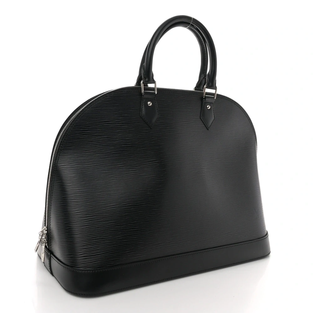 Lushentic Alma GM Black Electric Epi Leather Silver Hardware Replica - Image 3