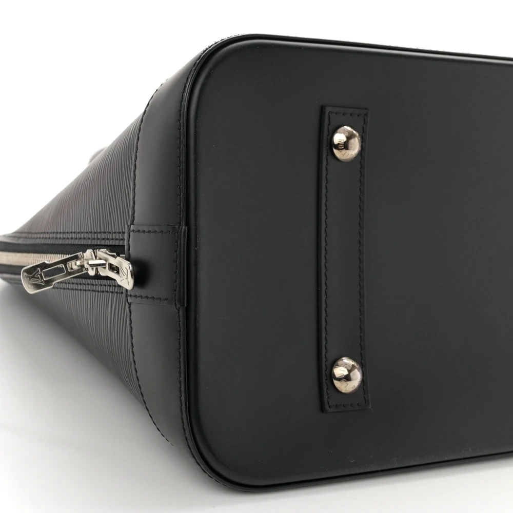 Lushentic Alma GM Black Electric Epi Leather Silver Hardware Replica - Image 4
