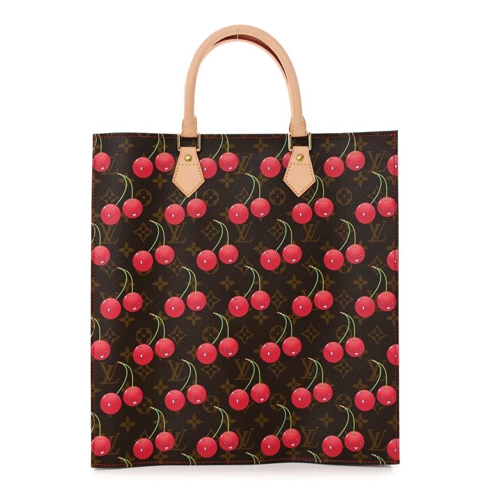 Lushentic Louis Vuitton Cerises Sac Plat PM Monogram Canvas Front