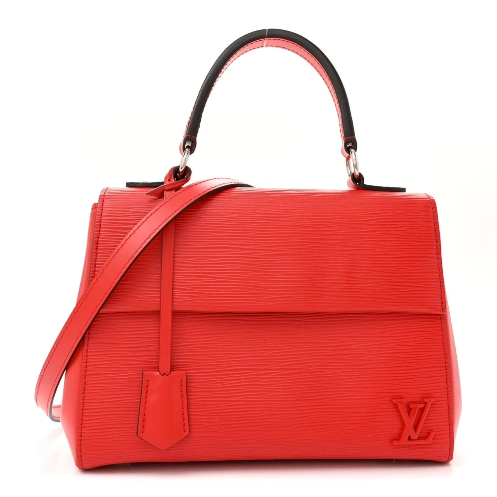 Lushentic Louis Vuitton Cluny BB Coquelicot Epi Leather Front