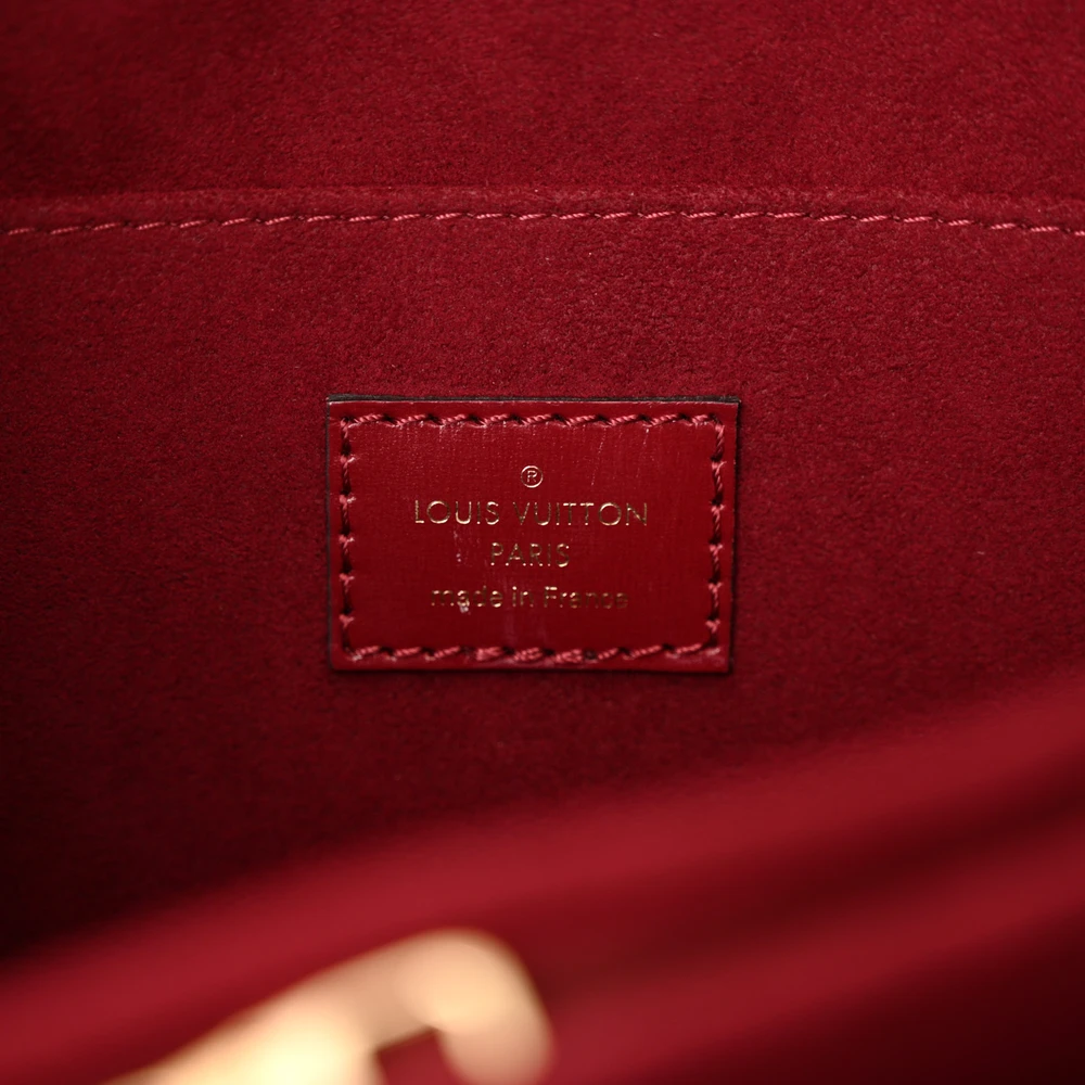 Lushentic Designer Dauphine MM Cherry Berry Smooth Calfskin Leather - Image 2