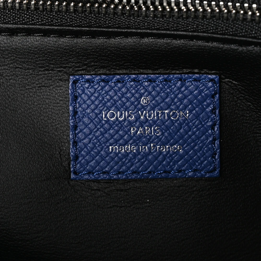 Lushentic Grade Replica Dopp Kit Toilet Pouch PM Cobalt Taigarama Leather - Image 2